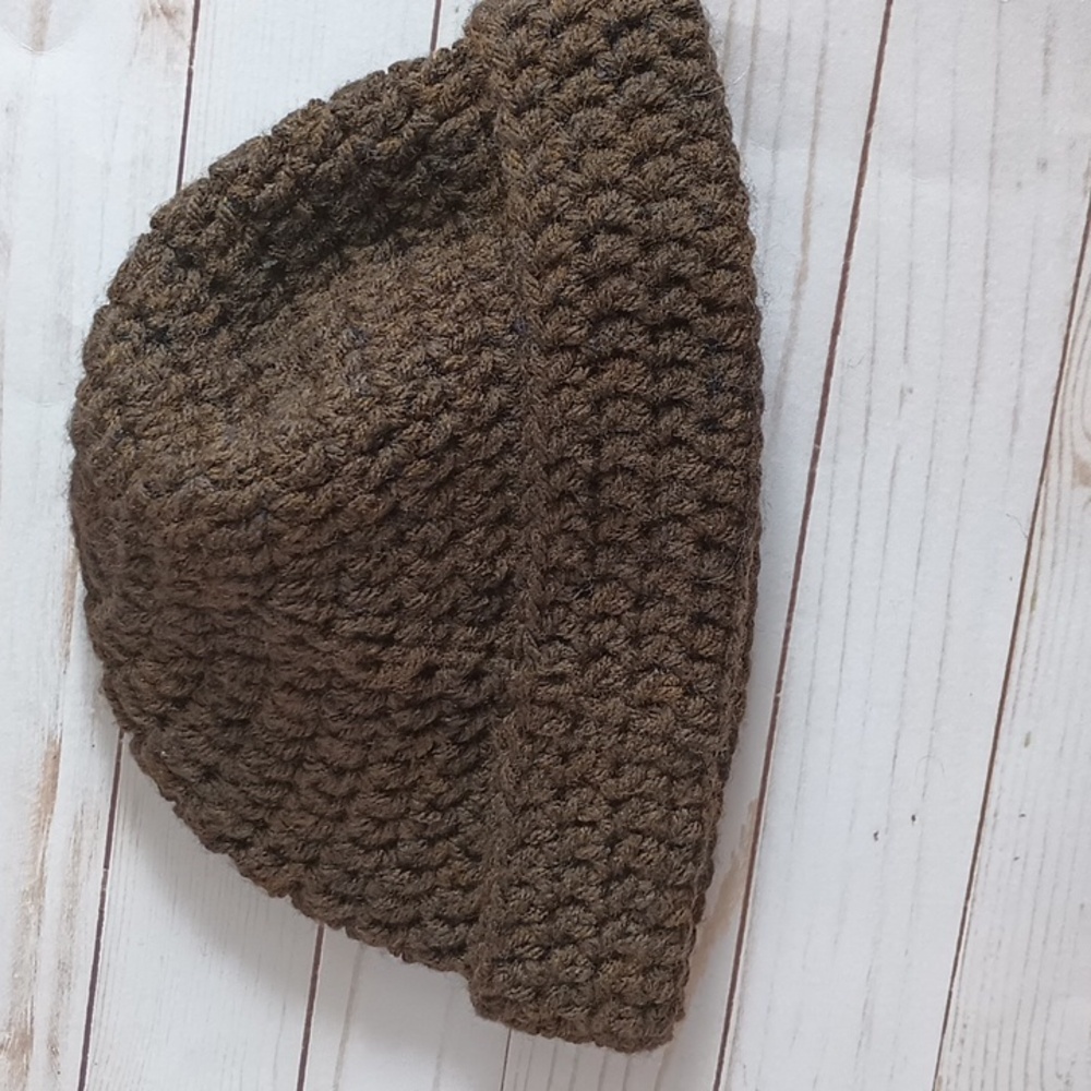 Hand crocheted beanie